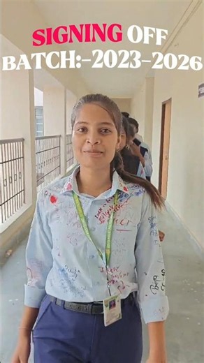 Signing off 😔 Batch:- 2023-2026! #signingoff #emotional #moments #emotions #shorts #love