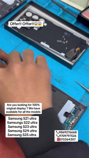 Original Samsung Display Replacement at MTS Lab