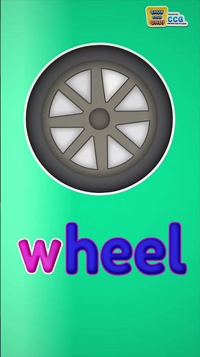 Learn Letter W W for Wheels Alphabet Learnings