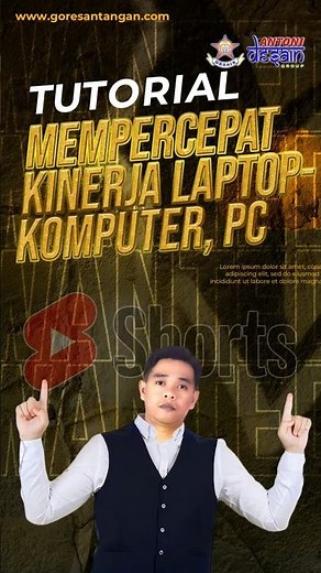 Tutorial Cara Mempercepat Kinerja Laptop Atau Komputer PC #shorts