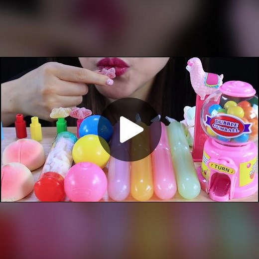 #asmr #eating #eatingsounds #dessert #jelly #rainbow #star #gum #sweet #wagashi #dona #jain #candys #candy #mukbang #food #tiktok