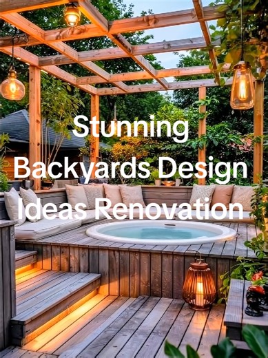 Inspiration Backyards Renovation Ideas for Small Backyards. #fyp #design #ideas #shorts #status