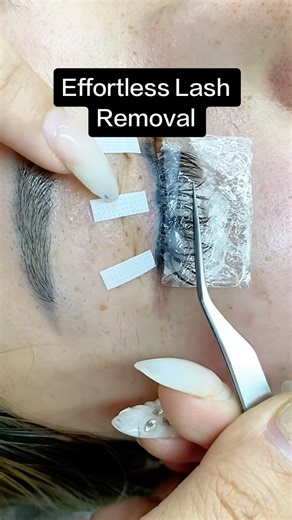 Effortless Lash Removal #lashes #eyelashextensions