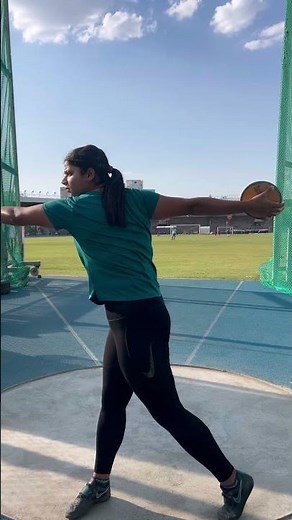 Power + Technique + Consistency = Progress 🔥🥏 #discusthrow #trackandfield #shorts