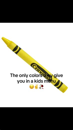 #fyp #viral #restaurants #kidsmenu #crayons | kids menu