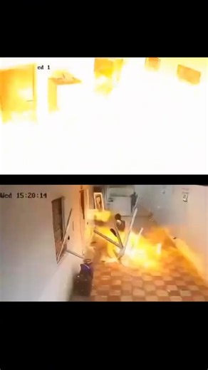 porali scenes 🥷🏼🤼‍♀️ | 💥🏠 Gas Cylinder Explosion in Home! A terrifying incident unfolded as a gas cylinder exploded inside a house, causing massive damage and... | Instagram