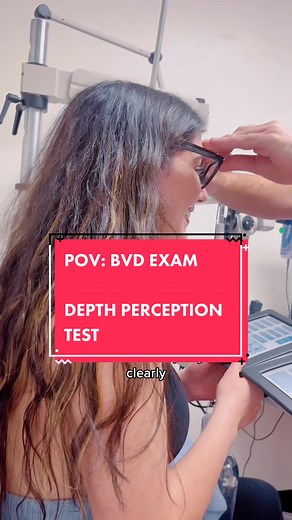 POV: @Anya getting a BVD Exam (Depth Perception Test) with Dr. David Antonyan in Santa Clarita, CA … #bvdtest #bvdexam #bvd #binocularvisionmatters #depthperception #clumsiness #adhd #reading #dyslexia