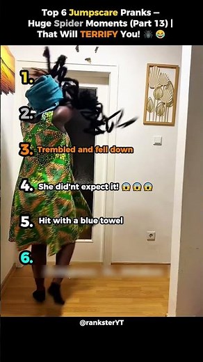 Top 6 Jumpscare Pranks — Huge Spider Moments (Part 13) | That Will TERRIFY You! 🕷️😂