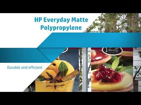 HP Everyday Matte Polypropylene