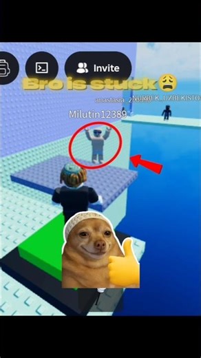 HE PRANKED ME 😱 Roblox parkour fail #roblox #robloxshorts #robloxparkour #funny #memes #robloxedit