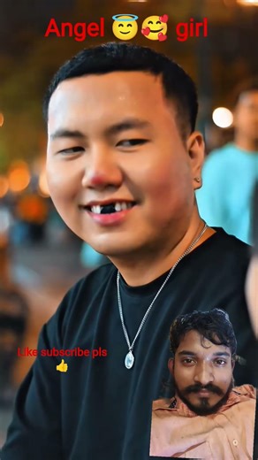 Angel girl on prank 😀🥰#shortsfeed #shortvideo #funnyprank #prankvideo #youtubeshorts #vtprank