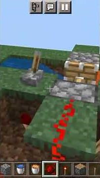 Minecraft || Automatic Cobblestone Bridge Builder ||