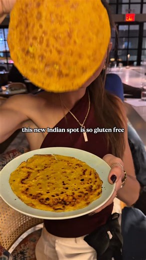 Gluten Free in NYC ! on Instagram: "This new northern Indian tapas spot makes the best gluten free bread & is so gluten free that the menu label is “has gluten” (do not worry they ACTUALLY UNDERSTAND CELIAC SAFE TOO). The cocktails are all inspired by dishes like butter chicken!! 📍 @indn.nyc #glutenfreenyc #nycindianfood #glutenfreebread #tapas"
