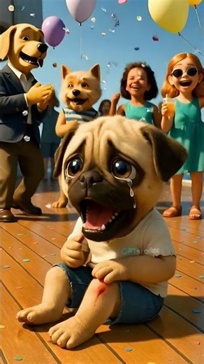 They Laughed at the Poor Pug, Until His Birthday Changed Everything#EmotionalStory #USAshorts