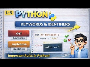 L-5 | PYTHON | KEYWORDS & IDENTIFIERS |