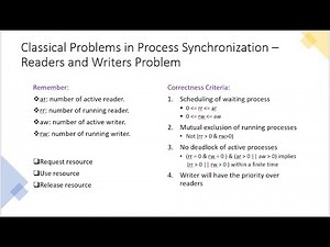 The Readers and Writers Problem in Operating Systems