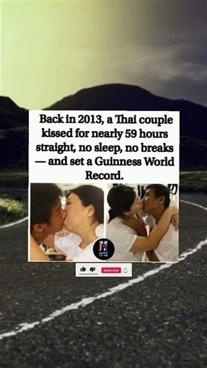 The longest kiss in history.#kiss #shorts