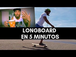 TUTORIAL de LONGBOARD en 5 MINUTOS ☕😮 CLASE de LONGBOARD en 5 MINUTOS 😮TUTORIAL SURF SKATE CARVER