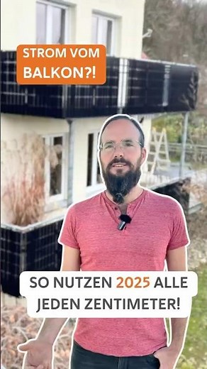 Sola fürs Balkongeländer: Energie selbst erzeugen auf kleinstem Raum mit einem Balkonkraftwerk