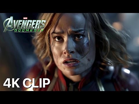 The Death of Captain Marvel Scene | Avengers: Doomsday | 4K Clip