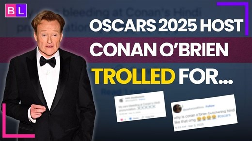 Conan O'Brien's hindi debut at Oscars 2025 sparks mixed reactions [Watch Video]
