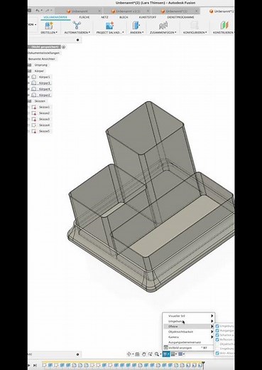 Ansicht Ändern in Fusion 360 #3dprinting #cad