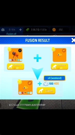 Webbed Orangutan 🦧+Golden Carp New Divine Pet Fusion Adding Mutation || Steal A Pet New Glitch ||