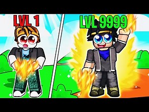 I AWAKENED the STRONGEST FIRE Powers in ROBLOX!