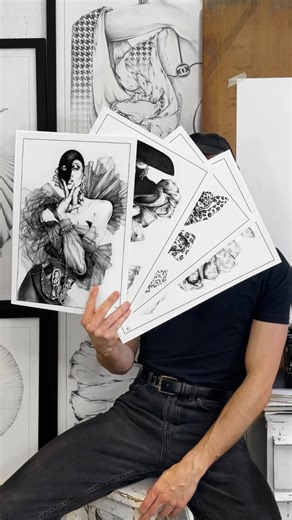 The story behind this fashion inspired giclee print release