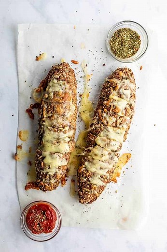 Cheesy Low Carb Garlic Bread | Atkins Bread Mix Recipe