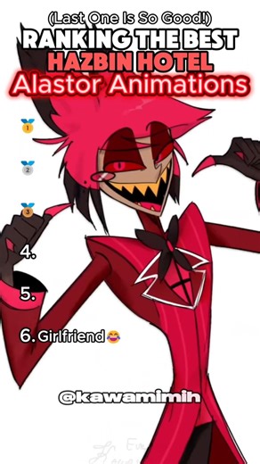 RANKING best Hazbin Hotel Alastor Animations 🤩 #hazbinhotel