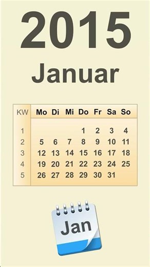 Kalender Januar 2015