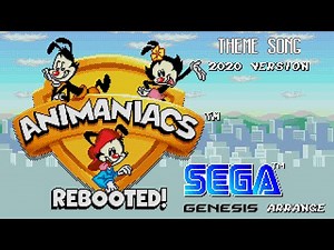 Animaniacs theme song (2020 version) - Sega Genesis arrange - Instrumental