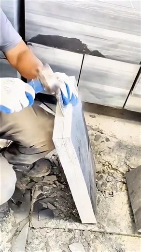 Techniques for cutting and shaping ceramic tiles with a chisel to achieve precise and neat results