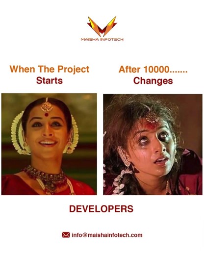 When the Project Starts vs After 10,000 Changes 😅 |Developer Life #softwaredevelopment #explorepage