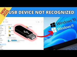 USB DEVICE NOT RECOGNIZED | WINDOWS 10 /11| STEP BY STEP GUIDE