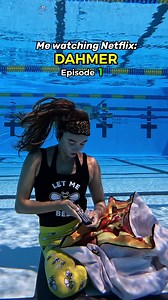 Watching DAHMER underwater be like 🫠 who watched this on NETFLIX already ? #Subscribe #underwater #DahmerNetflix #Netflix #mermaid #Dahmer | Kristina Makushenko