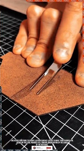 Manual Leather Skiver: Thinning Materials for Flexible Joints #tool #tools #innovation