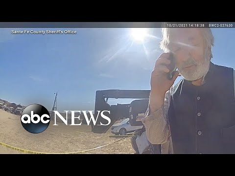 Newly released video shows aftermath of fatal 'Rust' shooting l GMA