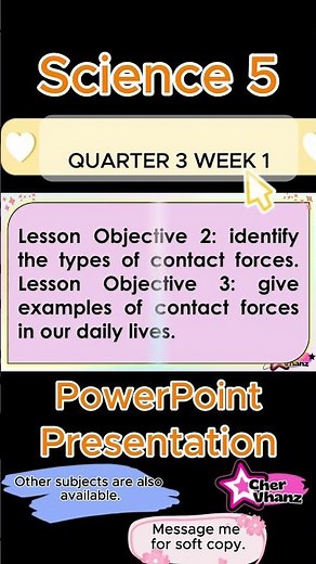 Science 5 Quarter 3 Week 1 MATATAG Curriculum / Revised K-12 LE Based PowerPoint Presentation