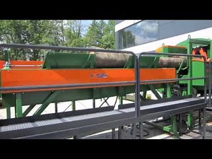 Sägespaltautomat mit einstellbarer Scheitgröße