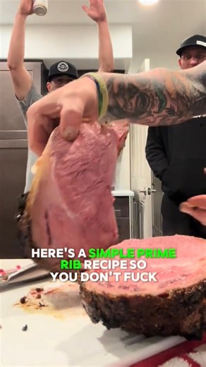 52K views · 143 reactions | Here’s a simple prime rib recipe so you don’t f#%k up dinner! 數殺 With @meatdad1 | Foodporn | Facebook