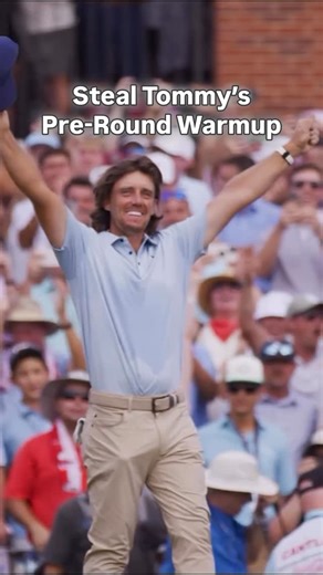 Golf Fitness Specialist on Instagram: "Most amateurs use the driving range to loosen up stiff muscles. Elite players like Tommy Fleetwood use the gym to activate their body so the first ball they hit on the range is already moving freely. This routine follows a specific neurological sequence to prepare for the first tee: 1. Ground Force & Glutes Establish connection with the ground immediately. This wakes up your primary power source before you even touch a club. 2. Cross-Body Stability Connecti