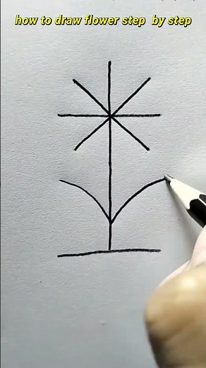 How to Draw Beautiful Flowers Step by Step 🌸 Easy Flower Drawing Tutorial for Beginners