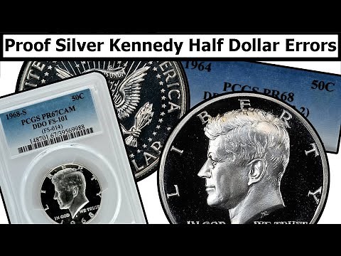 All Silver Proof Kennedy Half Dollar Errors & Varieties Complete Guide - Values & Clear Explanation