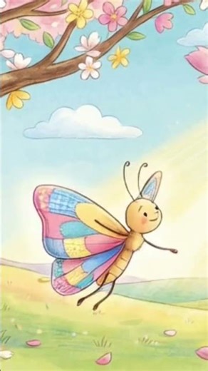 Colorful Butterfly | Cute Nursery Poem #nurseryrhyme #kidspoem