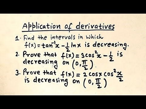 || Three important concept based problems on decreasing functions ||