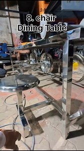 10K views · 2.7K reactions | Folding Dining Table Design 六‍ Size available = 8 chair / 6 chair / 4 chair / 2 chair 晴 All india home delivery available  ODER now  @afzal_khan_ak__ . . . . . . .#afzal_khan_ak__ #steel #viralreels #fabrication #instagram #trending #explorepage #reels #explore #diningtable #steelfarniture #modern #look #like4like #like #foryou #dinner #art | Afzal Khan | Facebook