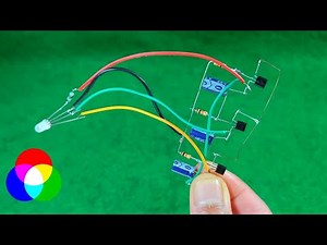 How to Make an RGB LED Light Circuit That Changes Colors Automatically | RGB LED Mood Lamp Circuit