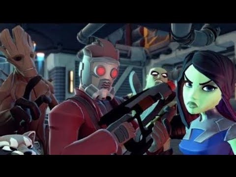 Having Fun with Disney Infinity 2.0 Guardians of the Galaxy Playset Gameplay